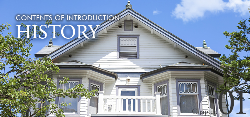 CONTENTS OF INTRODUCTION -HISTORY chapter.01-